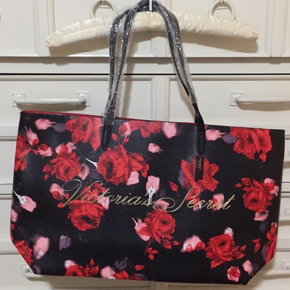 victoria secret floral tote